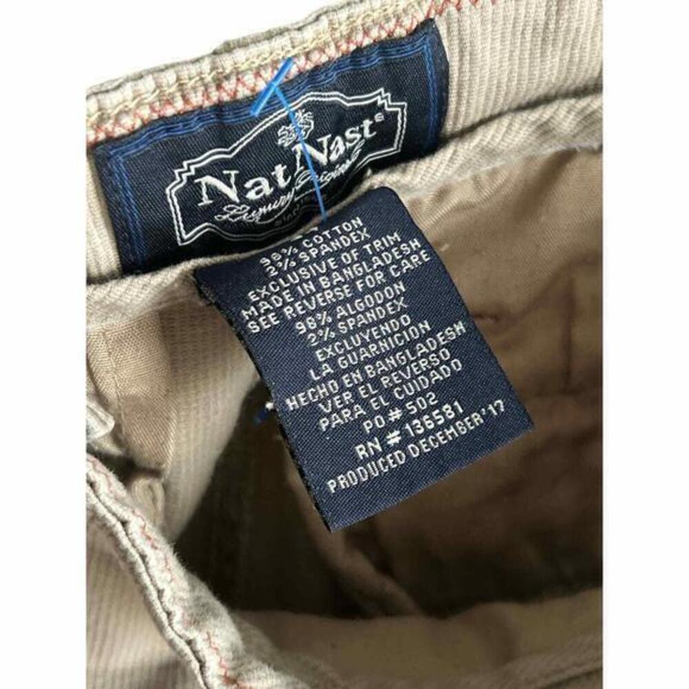 Nat‎ Nast Luxury Originals Men's Khaki Shorts Size 34